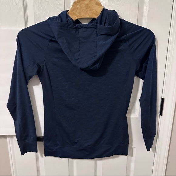 Gymshark Mens‎ Full Zip Medium Blue Hooded Jacket Hoodie - Picture 2 of 4